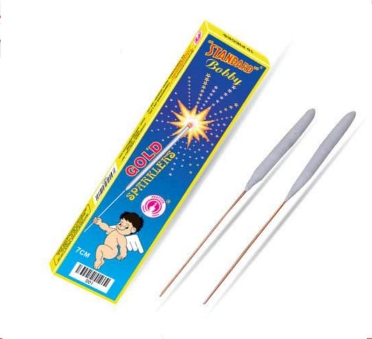 BOBY GOLD SPARKLERS 7CM(10pcs)